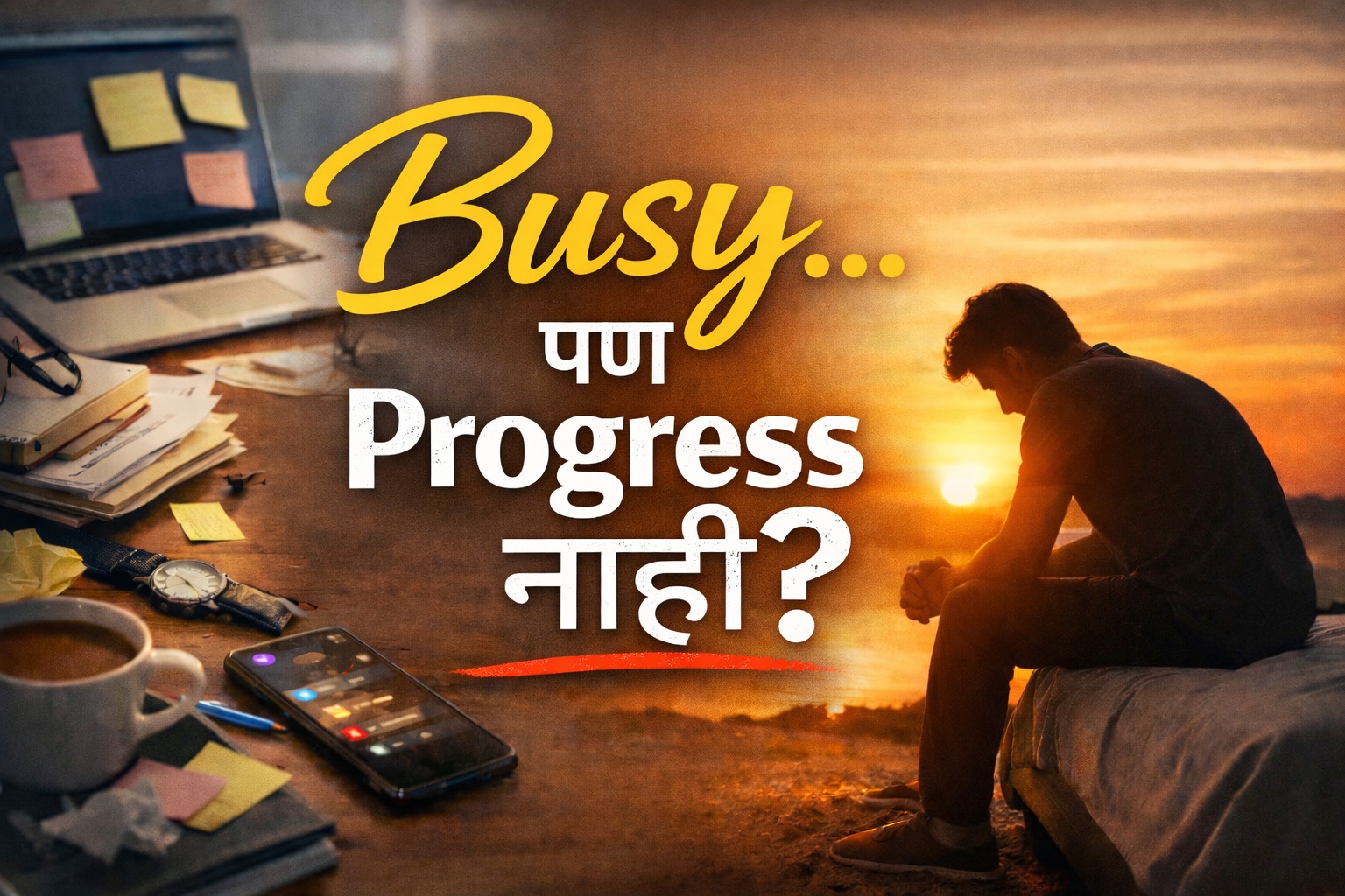 Busy.. पण progress नाही?