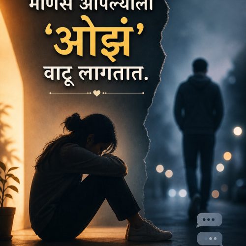 जेव्हा आपलीच माणसं आपल्याला ‘ओझ’ वाटू लागतात.